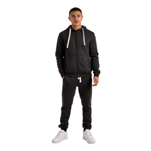 Sudadera con capucha de algodón 100% de peso pesado personalizable para hombre, ropa de calle Vintage desgastada con cremallera de gran tamaño para invierno - Product Image 2