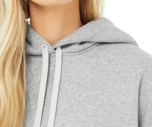 Sudaderas con capucha de manga larga holgadas suaves de algodón para mujer de alta calidad personalizadas nueva moda Sudadera con capucha informal posición del logotipo frontal - Product Image 4