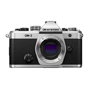 Appareil photo système Micro Four Thirds avec capteur empilé BSI 20 MP et stabilisation d'image 5 axes pour l'action et le sport, couleur argent - Product Image 2