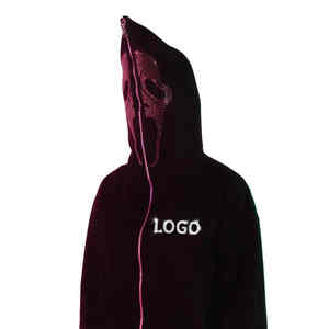 Full Zip up Over Face Rhinestone Hoodie Custom All Over Print Hoodie Factory French Terry Graphic Hoodie Sport Men - Product Image 1