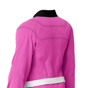 Venta al por mayor de alta calidad de encargo del bordado y logotipo de las mujeres Jiu Jitsu uniforme Judo BJJ pantalones Kimono para adultos Karate artes marciales - Product Image 6