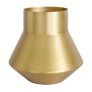 Design de qualité supérieure or personnalisé métal fait à la main jardin mariage décoration unique sol fleur vase dans un design personnalisé - Product Image 1