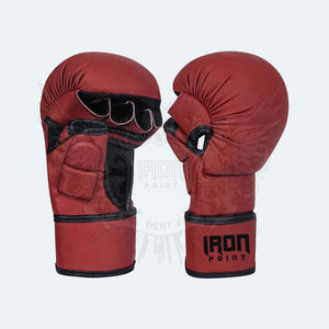 Guantes de Sparring de MMA, Guantes de Entrenamiento de Cuero con Diseño Ventilado para Mayor Frescura y Secado - Product Image 2
