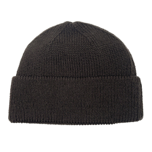 Bonnet avec logo brodé en gros Bonnet solide tricoté avec logo personnalisé Jacquard pour hommes Bonnets d'hiver Chapeau tricoté avec bonnet personnalisé avec bonnet - Product Image 5