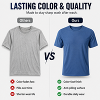 JNEI Custom Heat Transfer Print Shirt 150gsm Vochtregulerend Gemakkelijk Reinigbaar Top voor Logo Kledingbestellingen
