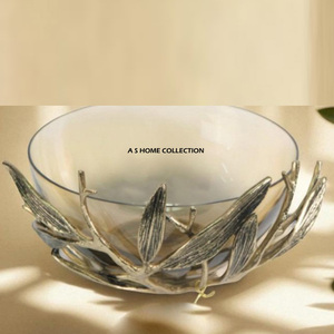 Tazón redondeado de mesa de calidad superior de color dorado de Diseño de Moda y uso único gratuito de restaurante en casa - Product Image 5