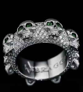 Vente chaude VVS Lab Grown Diamond Sterling Plaqué Or Hip-Hop Style Anneau Test Passe Excellent Cadeau pour Hommes Femmes Direct Inde - Product Image 2