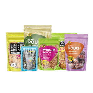 High Quality Durable Custom Printed Stand Pouch Heat <b>Seal</b> <b>Bags</b> PE Candy Baby Food Packaging Food Grade Low MOQ Embossing - Product Image 1