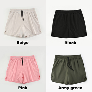 Pantalones cortos de tabla de la mejor calidad para hombres hechos con tela de algodón/poliéster, tamaños de logotipo personalizados ligeros con lados divididos - Product Image 2