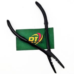 Pinzas para Extensiones de Cabello de Acero Inoxidable, Negras Mate, Ecológicas, Profesionales, de Alta Calidad, Personalizadas, con 3 Orificios, OEM - Product Image 3