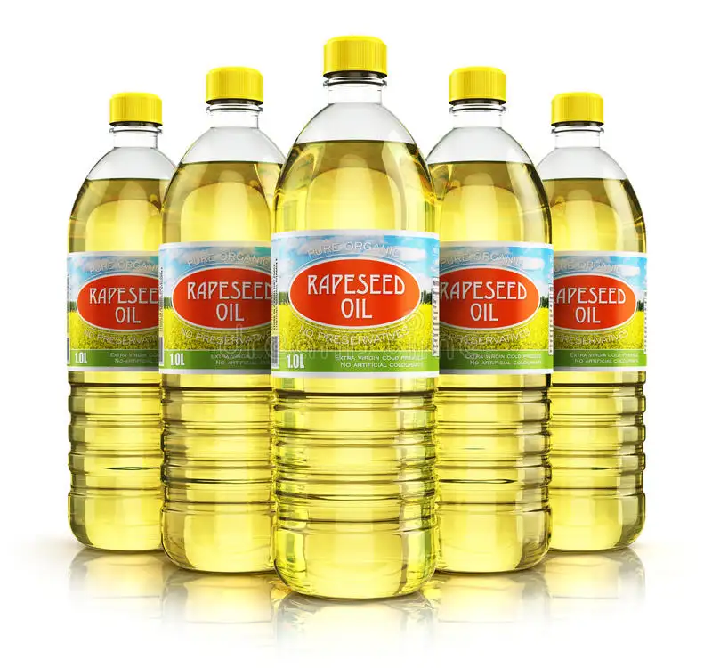 Certifié Biologique 100% pur Raffiné L'huile De Colza, L'huile de Canola, brut Dégommée huile de colza 1L,5L