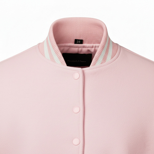 Veste universitaire de qualité supérieure hommes et femmes Chenille broderie manches en cuir veste universitaire Letterman de Baseball personnalisée - Product Image 3