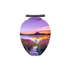 Urnas funerarias Diseño único Aluminio Caballo negro Tema corriendo Cremación Urnas para adultos para cenizas humanas - Product Image 3