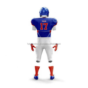 Les uniformes personnalisables du football américain pour des adultes plus la caractéristique respirable de douilles courtes de taille conçoivent votre propre logo - Product Image 3