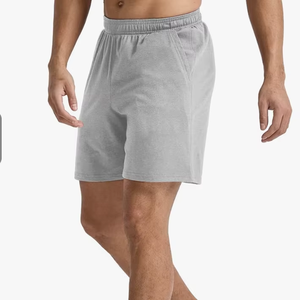 Shorts de sport en maille athlétique avec logo personnalisé, réfléchissants, à séchage rapide, en nylon et polyester, pour entraînement, course à pied, salle de sport, hommes, Bangladesh - Product Image 1