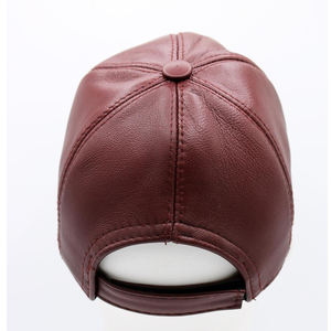 Gorras de béisbol de cuero marrón con logotipo bordado en 3D Diseños únicos Ajuste cómodo Estilo moderno y sombreros de alta calidad - Product Image 5
