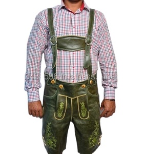 แบเรียนเดอร์โฮเซ่นสำหรับผู้ชาย,ใหม่มีดทราชเทน OKTOBERFEST LEDERHOSEN สีน้ำตาล - Product Image 4