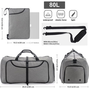 Bolsa Deportiva Personalizada 2026, Venta Caliente, Nailon Poliéster, Diferentes Tamaños y Colores, Cierre de Cremallera, Precio de Fábrica, Pakistán - Product Image 2