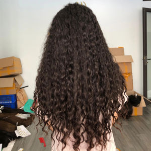 Trame de cheveux humains vierges russes de haute qualité de 1 à 3 ans non traités sains avec des extensions de couleur claire teintées et blanchies - Product Image 1