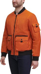 แจ็คเก็ตบอมเบอร์ผู้ชายแฟชั่นกระเป๋า - Product Image 3