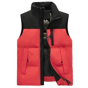 Veste matelassée en toile légère personnalisée pour hommes Vestes d'hiver chaudes d'extérieur à capuche compressibles résistantes à l'eau - Product Image 2