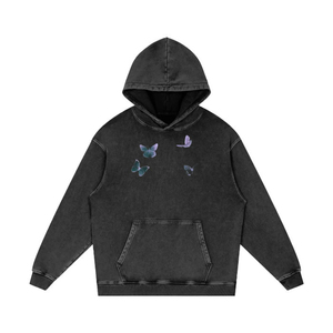 Sudadera con Capucha Premium para Hombre, Lavado Ácido, 100% Algodón, Estilo Urbano, Transpirable, en Oferta, Servicio OEM Personalizado para Invierno - Product Image 2