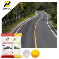 Peinture thermoplastique solide pour marquage routier, blanche et jaune, pour lignes de voies rapides avec marquage routier