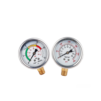 High-Accuracy Brass Water Pressure Gauge Industrial Grade Brass Pressure Gauges