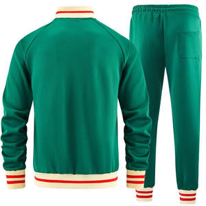 Survêtement d'hiver unisexe chaud à capuche et fermeture éclair Ensemble de jogging décontracté au design personnalisé pour hommes et femmes Veste coupe-vent - Product Image 3