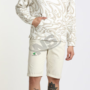 Men <b>Hoodies</b> And Shorts Set 2 Piece Custom Tracksuit Casual Sports Wear Organic Cotton <b>Hoodie</b> Shorts For Men - Product Image 5
