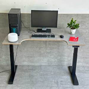 Escritorio de Juegos de Madera con Altura Ajustable 140x80cm GD68063 - Product Image 3