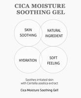 Gel apaisant LEBELAGE Centella Asiatica CICA, acide hyaluronique, glycérine, hydratant, apaisant, soin hydratant pour tous types de peaux, K-Beauty