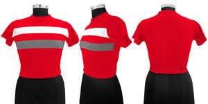 Dernier t-shirt indien exclusif Trendy Knitting Grey Tops Femmes Confortable Regular Wear Formal Short Tops de Indian Boutique - Product Image 2