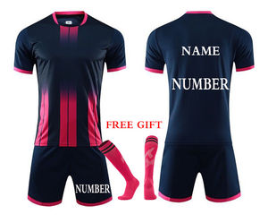 Nuevo conjunto de camisetas de fútbol para hombres, uniformes para mujeres, conjunto de sublimación, camisetas para niños, pantalones cortos, camisetas de fútbol, uniforme deportivo, traje de entrenamiento - Product Image 4