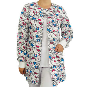 Vestes de travail médicales personnalisées avec logo, vêtements chirurgicaux imprimés pour hôpital, blouses respirantes pour infirmières et médecins, uniformes pour femmes - Product Image 5