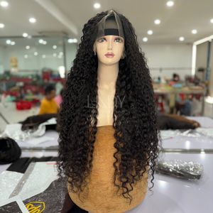 Perruques de couleur naturelle bouclées noires de haute qualité de cheveux humains vietnamiens vrais cheveux humains 2025 - Product Image 6