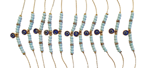Bracelet en acier inoxydable plaqué pierres de zircon imitation perle DAFNI BIG PAZAR - Cadeau tendance d'Istanbul - Product Image 5