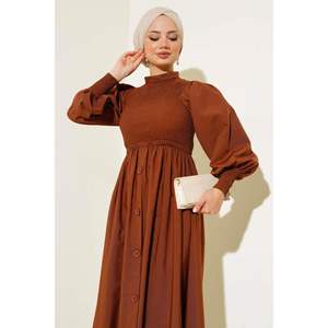 Robe Gipel à l'avant Marron - Product Image 3