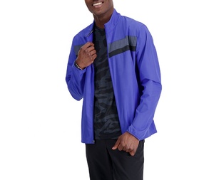 Chaqueta Cortavientos Ligera para Hombre, Resistente al Agua, Talla Grande, con Capucha, Transpirable - Product Image 3