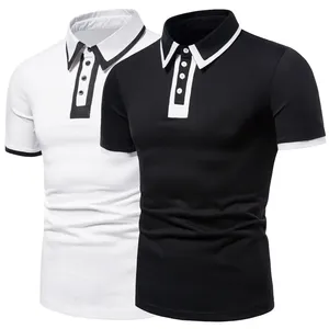 เสื้อกอล์ฟถักเนื้อผ้าระบายอากาศดี สำหรับผู้ชาย ขายส่ง - Product Image 1