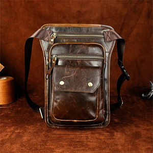 Mode qualité cuir petite pochette d'été crochet Design taille Pack sac étui à cigarettes 6 "téléphone pochette taille ceinture sac - Product Image 5