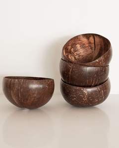 ชามกะลามะพร้าวขนาดจัมโบ้100% ใช้ซ้ำได้ใช้ซ้ำได้สำหรับใส่สลัดอาหารทำจากเวียดนาม Eco2go - Product Image 3