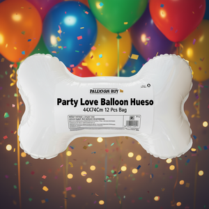 Palloncini Party Love Hueso 44X74Cm, Confezione da 12 Pezzi - Product Image 3