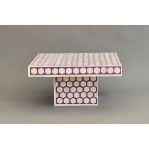 Support à gâteau moderne de luxe de qualité supérieure et plateau de service au chocolat Artisan Aura Outils à gâteau en incrustation d'os uniques faits à la main - Product Image 1