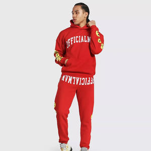 Sudadera con capucha Pantalones de chándal Conjuntos de Jogger Pantalones de carga Chándales Trajes de chándal unisex Conjunto de 2 piezas - Product Image 1