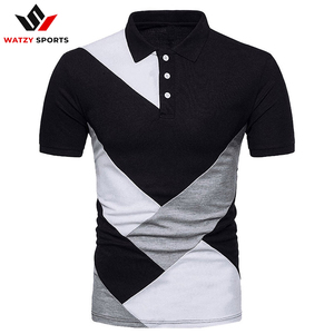 Camiseta de Golf de manga corta para hombre, Polo personalizado de algodón 100%, Oem, Logo sublimado, alta calidad, venta al por mayor - Product Image 4