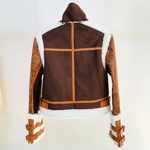 Chaqueta de Diseñador para Hombre HIGH STREET Invierno 2024 con Cremalleras, Parches, Cuero Genuino, Impermeable, Cortavientos y Ecológica - Product Image 5