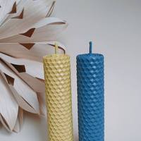 Kit al por mayor para hacer velas DIY: Láminas de cera de abeja en panal beige, no tóxicas, ecológicas, perfumadas, con variedad de tamaños, para Navidad