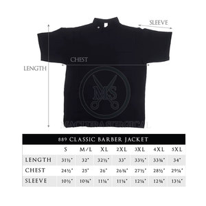 Camisa Clásica de Manga Corta para Barbería, Ecológica, Duradera, Material de Algodón/Poliéster de Alta Calidad, Personalizable, para Uso en Salón, Estilistas - Product Image 3
