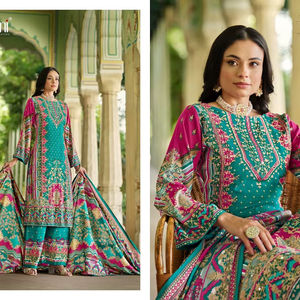 Ensemble de vêtements pour femmes Neeta Creation en coton lourd, robe décontractée, élégante et stylée, imprimé numérique, dupatta assorti, diamant, style indien - Product Image 1